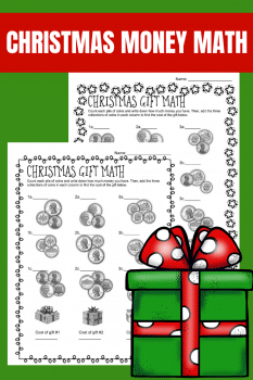 FREE Christmas Money Math Printables