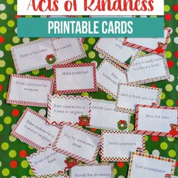 FREE Acts of Kindness Printable Cards