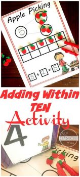 FREE Adding Within 10 Activity Printable