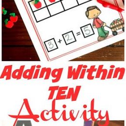 FREE Adding Within 10 Activity Printable