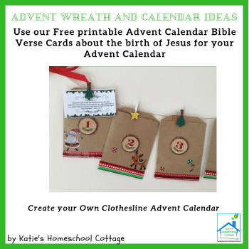 FREE Advent Calendar and Wreath Ideas + Bible Verse Cards!