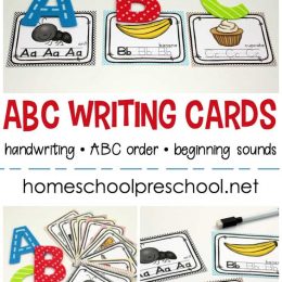 FREE Clip and Go Alphabet Writing Cards