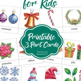 FREE Christmas Word Cards