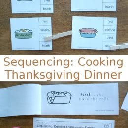 FREE Mini-Sequencing Set: Cooking Thanksgiving Dinner