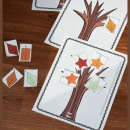 FREE Fall Leaves Shape Activity