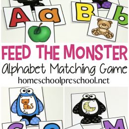 FREE Feed the Monster Alphabet Game