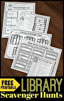 FREE Library Scavenger Hunts