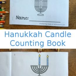 FREE Hanukkah Counting Candle Book