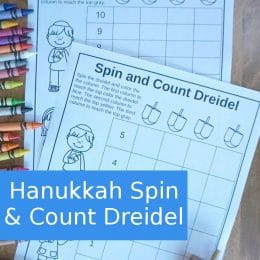 FREE Hanukkah Spin and Count Dreidel Graph Activity