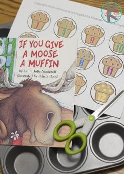 FREE If You Give a Moose a Muffin Math Activity