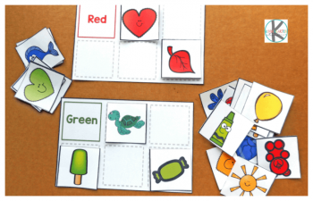 FREE Color Sorting Mats