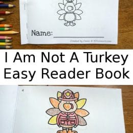 FREE "I Am Not a Turkey" Easy Reader Book