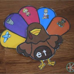 FREE Turkey Word Families Sheets