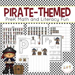 FREE Pirate Theme Preschool Printables