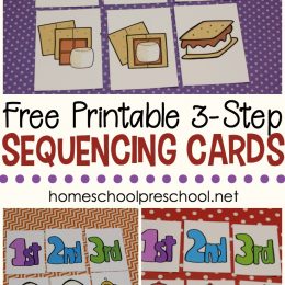 FREE 3 Step Sequencing Cards for Preschoolers