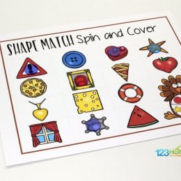 FREE Turkey Spin and Cover Game Boards