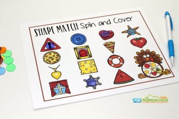 FREE Turkey Spin and Cover Game Boards