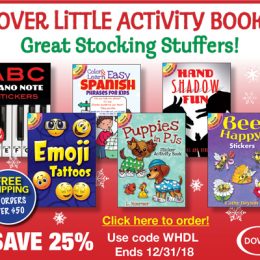 Dover Little Activity Books, Last Chance for Great Stocking Stuffers!