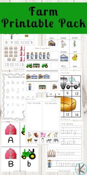 FREE Farm Worksheets Printable Pack