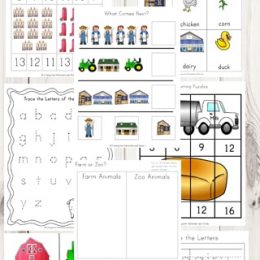 FREE Farm Worksheets Printable Pack