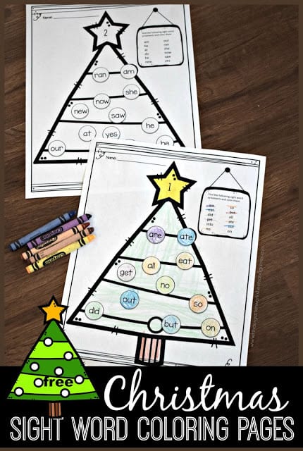 FREE Christmas Sight Words Coloring Sheets Free Homeschool Deals free-christmas-sight-words-coloring-sheets-free-homeschool-deals