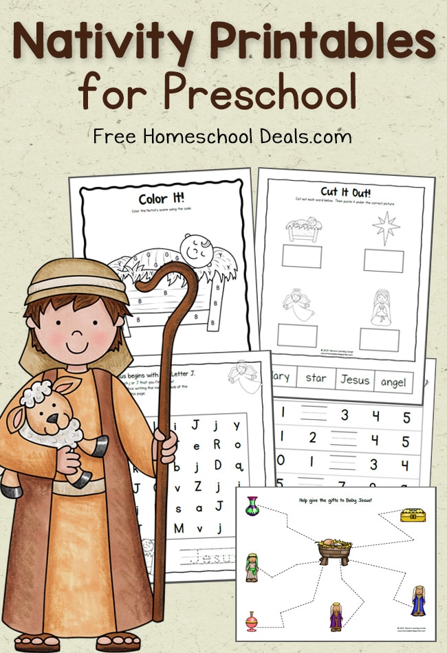 FREE PRESCHOOL NATIVITY PRINTABLES Instant Downloads free-preschool-nativity-printables-instant-downloads