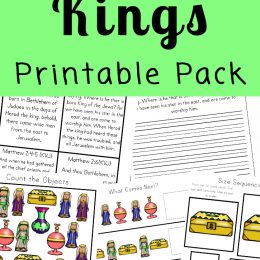 FREE Three Kings Printable Pack & Bible Study