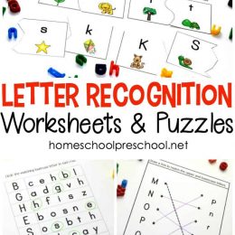 FREE Letter Recognition Alphabet Worksheets