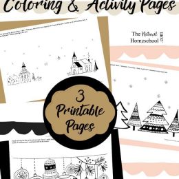 FREE Christmas Coloring & Activity Pages