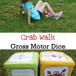 FREE Crab Walk Gross Motor Dice