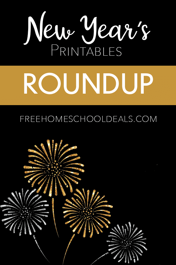 New Year's printables roundup