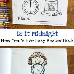 FREE Is It Midnight? New Year's Eve Easy Reader