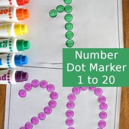 FREE Number Dot Marker Printables: 1 to 20