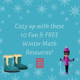 10 Fun & FREE Winter Math Resources!