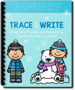 FREE Creative Writing Prompts and Tracing Work (Only in Jan.!)