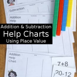 FREE Addition & Subtraction Place Value Help Mats