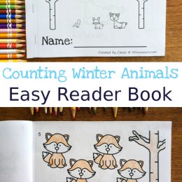 FREE Counting Winter Animals Easy Reader