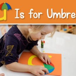 FREE U is for Umbrella Craft