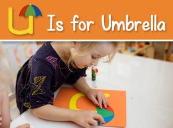 FREE U is for Umbrella Craft