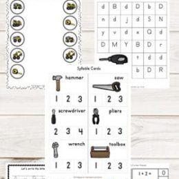 FREE Construction-Themed Printable Pack