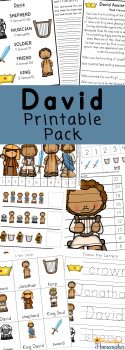 FREE Book of David Printable Pack