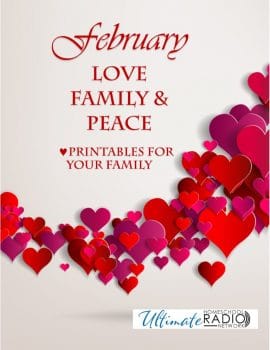 FREE February Love, Family, & Peace Printables (subscriber freebie!)