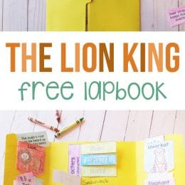 FREE The Lion King LapbookFREE The Lion King Lapbook