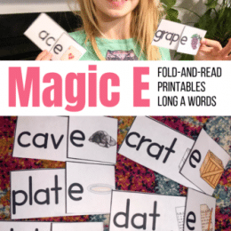 FREE Magic E Fold and Read: Long A