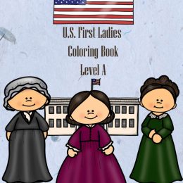 FREE First Ladies Coloring Book (subscriber freebie-limited time)