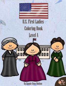 FREE First Ladies Coloring Book (subscriber freebie-limited time)