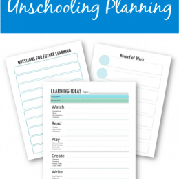 FREE Student-Directed Learning Printables