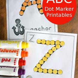 FREE Alphabet Dot Marker Pages