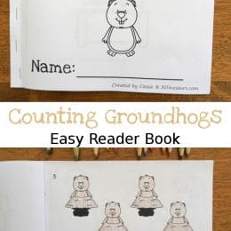 FREE Counting Groundhogs Easy Reader