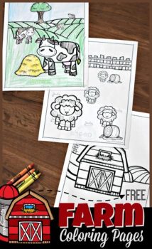 FREE Farm Coloring Pages